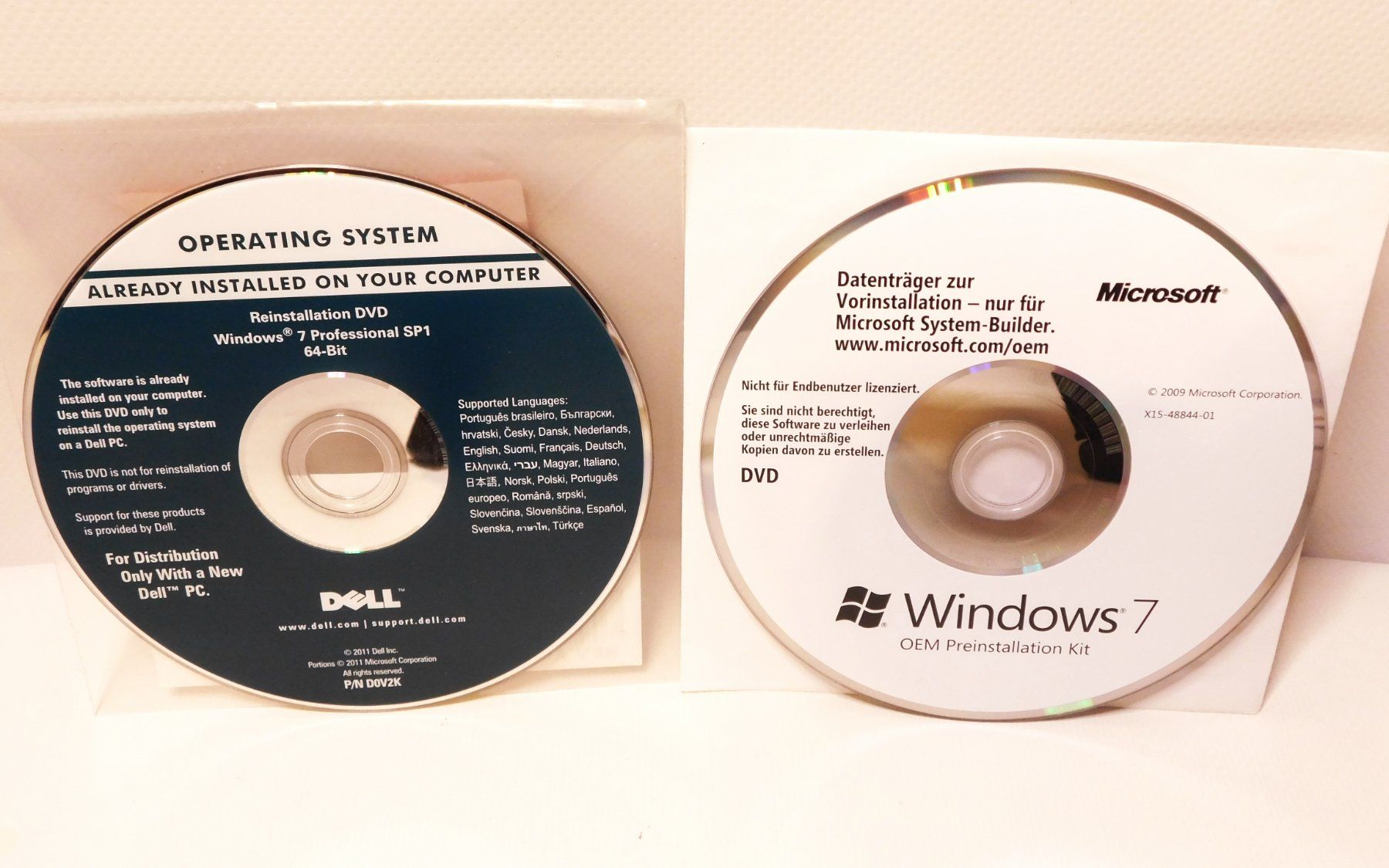 Microsoft Software: DVD Dell Windows 7, 8.1 & 10 Recovery – Nuovo e nell'imballaggio originale da Emmenbrücke venduto da Ulisse-22 2