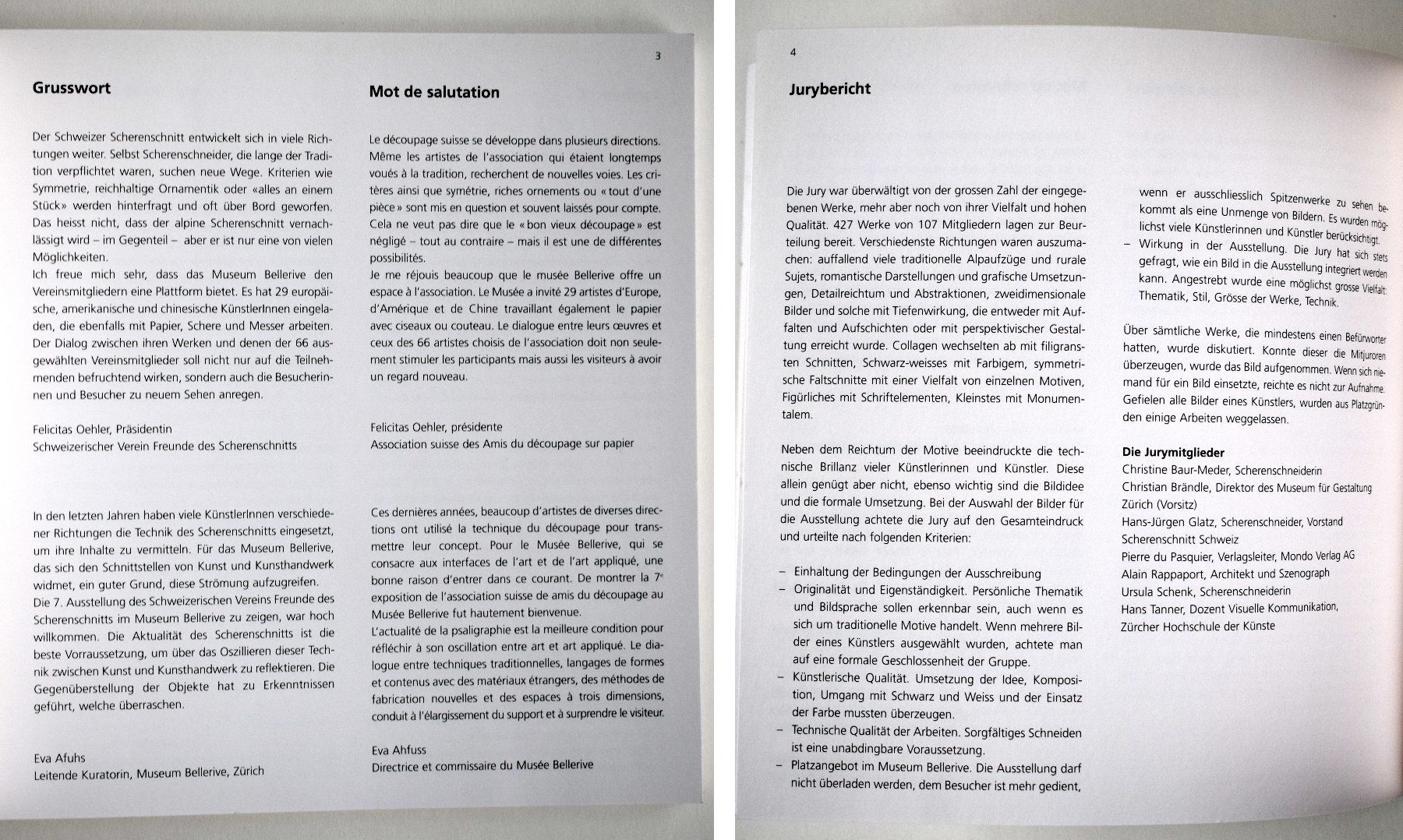 Libri: Scherenschnitte Schweiz Scherenschnitt-Ausstellung Bellerive – Usato da Zürich venduto da Kunstvoll 4