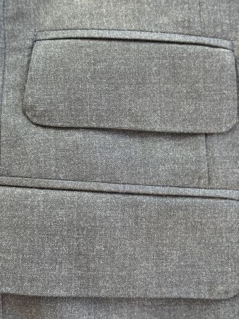 Handmade Anthracite Grey Cashmere Suit, Never Worn. High End