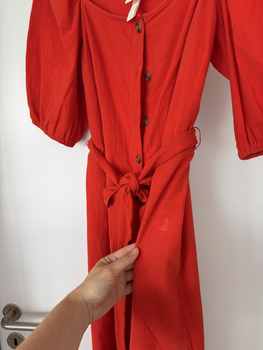 H&M Vestiti: Kleid rot Grösse M, Baumwolle – Usato da Zürich venduto da Ambrette9 4