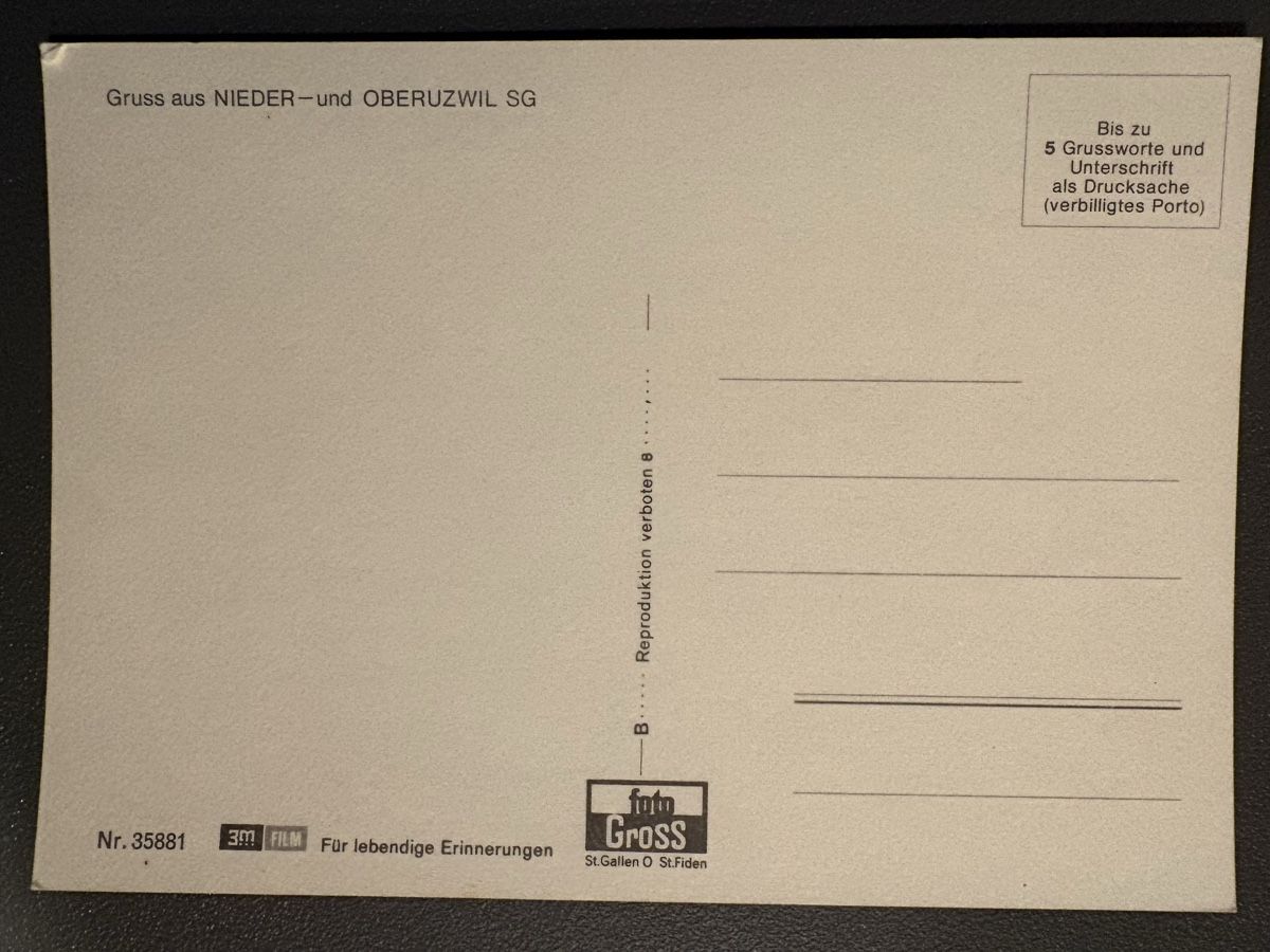 Cartoline postali: AK von Uzwil – Usato da Rümlang venduto da Kartenpost1 1