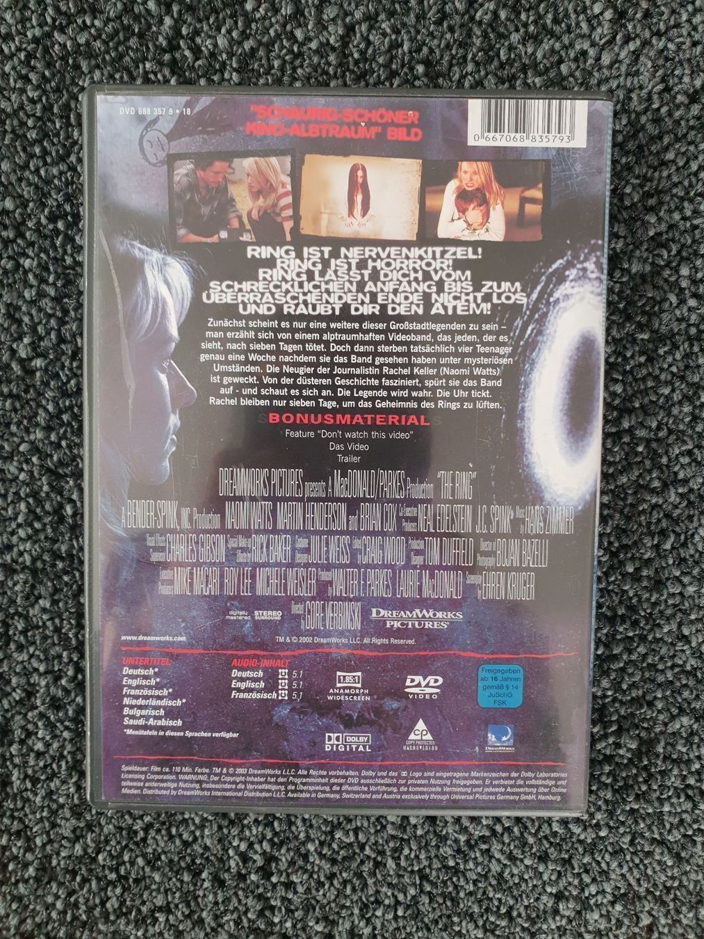 Tous les DVDs: RING (NR106) – D'occasion à Ruswil par M71 1
