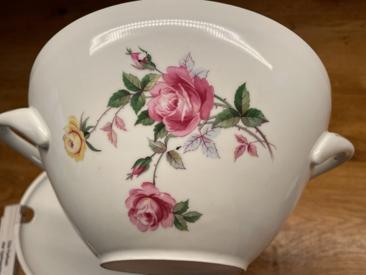 Ciotole: Suppenschüssel Vintage Rosenmuster – Usato da Niederbüren venduto da poschti 5
