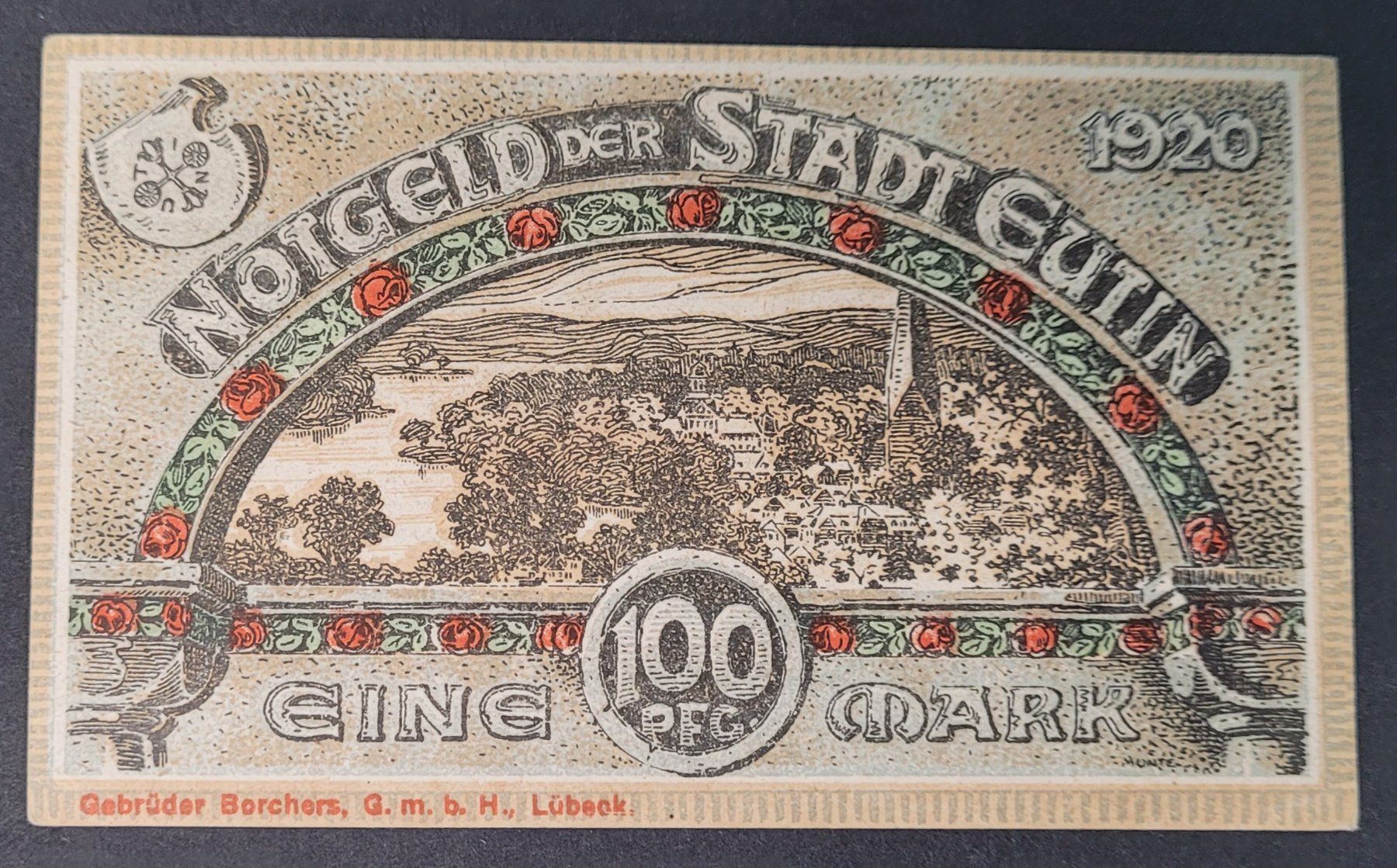 Banknoten: 100 PFENNIG / EUTIN 1920 – Gebraucht aus Mumpf von antonio_schweiz_961 1