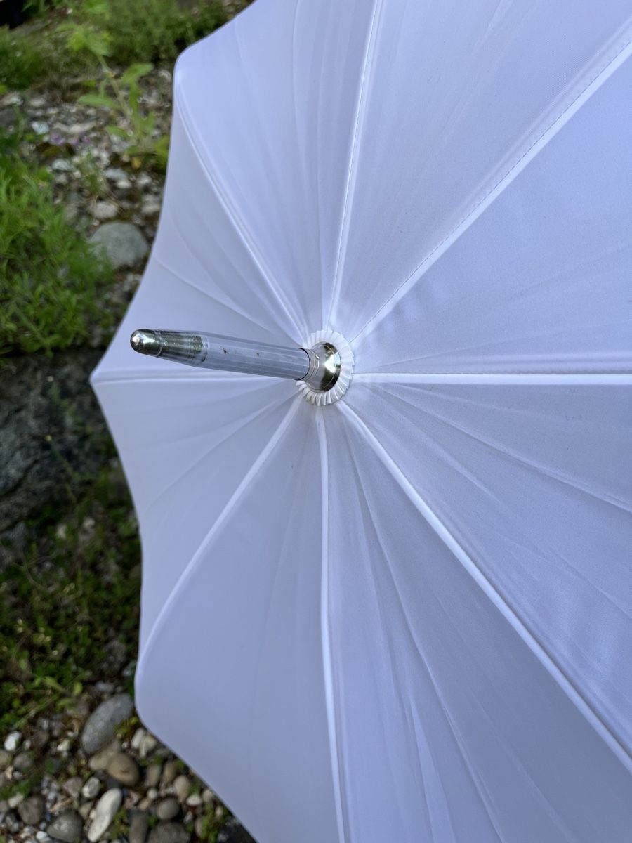 Ombrelli: Hochzeitsschirm gross, Holzgriff – Usato da Winterthur venduto da avelotte 2