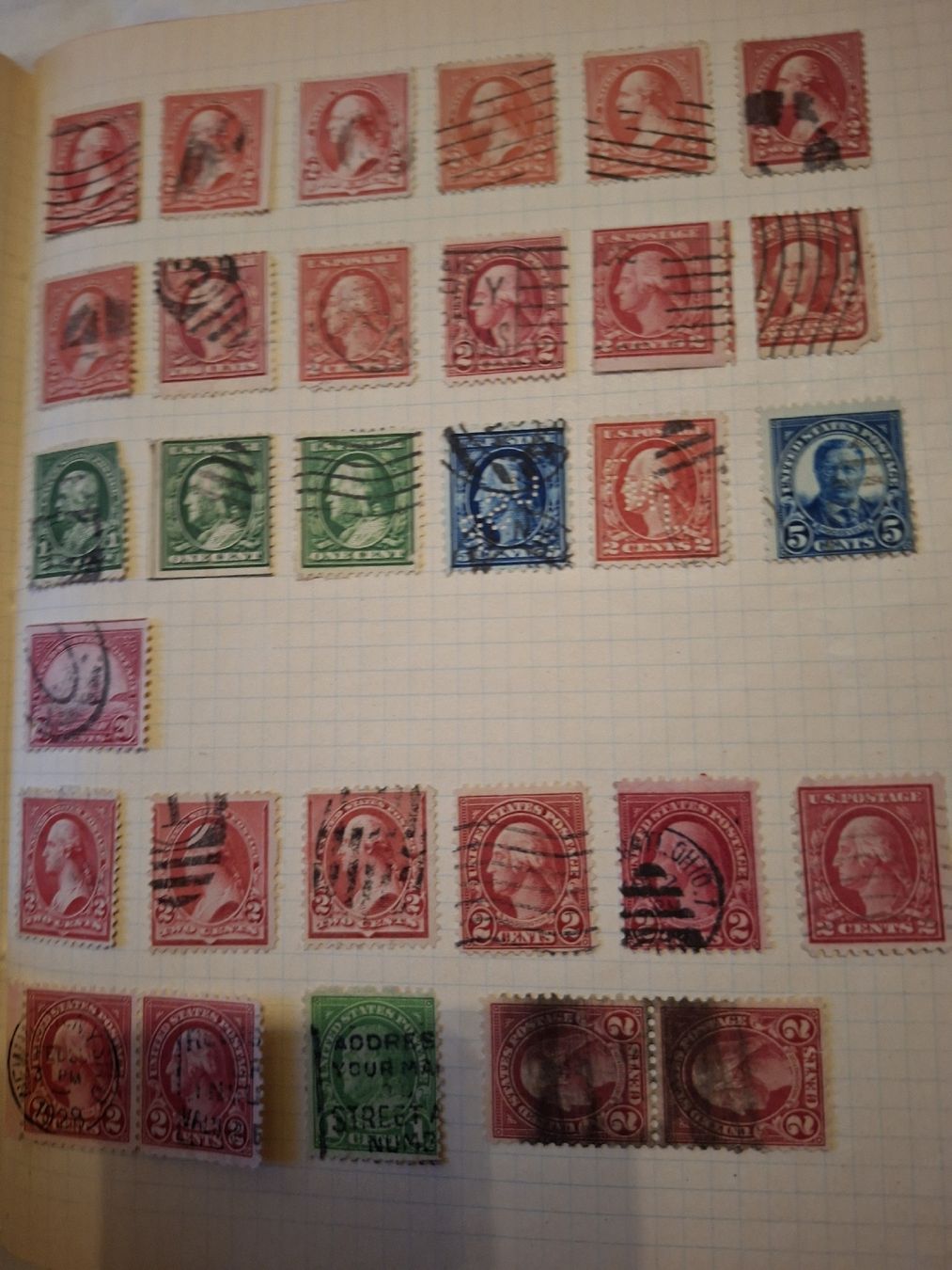 Tutti i francobolli: Briefmarken Hefg eingeklebt / diverses / Ausland  – Usato da Balgach venduto da SIMEON27 3