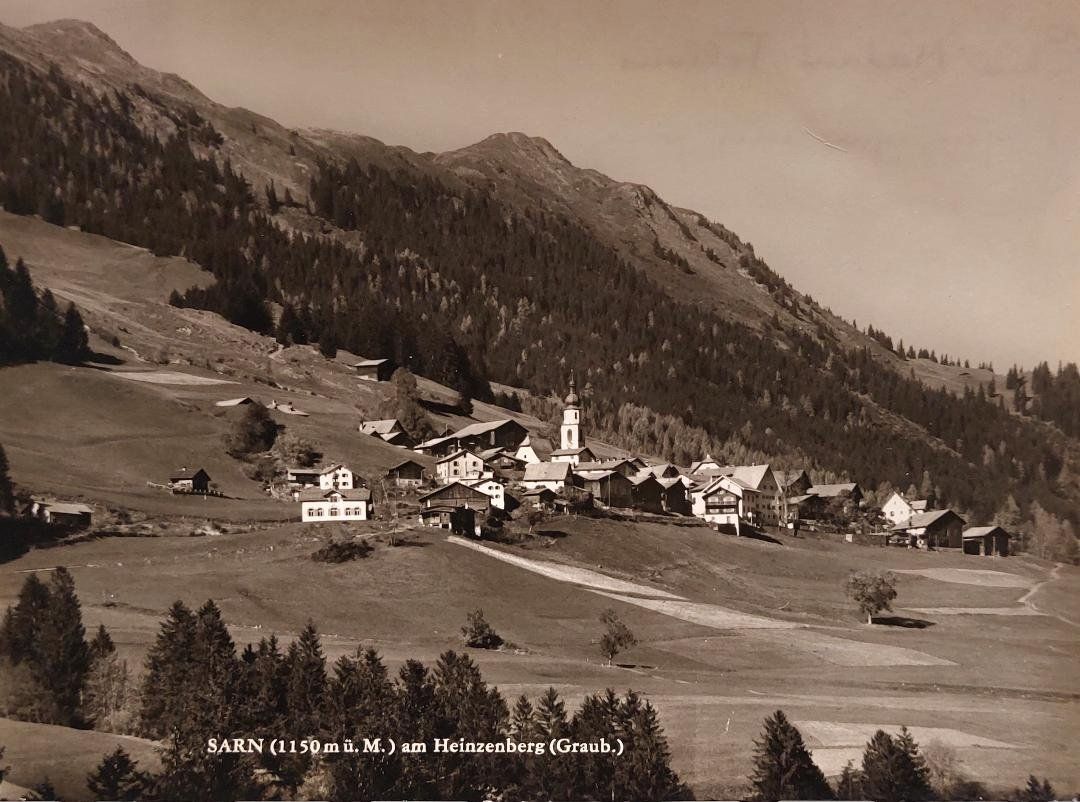 Ansichtskarten: SARN - am Heinzenberg - 1965 – Gebraucht aus Delémont von Domdom1