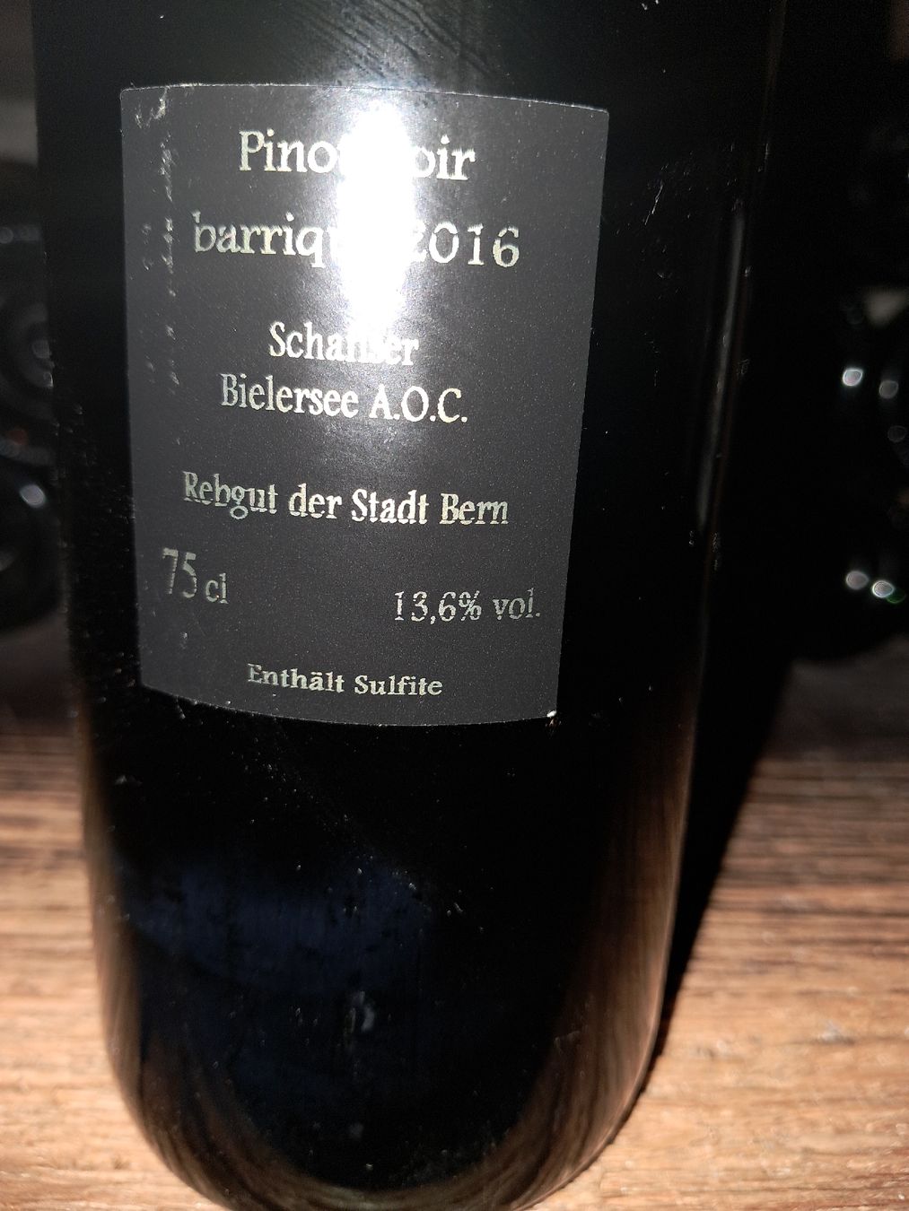 Vino: Schanser Pinot Noir Barrique 2016 – Nuovo e nell'imballaggio originale da Le locle venduto da juliensaran 3