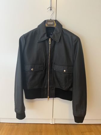 Joop Lederjacke Lamb Lion 36 schwarz