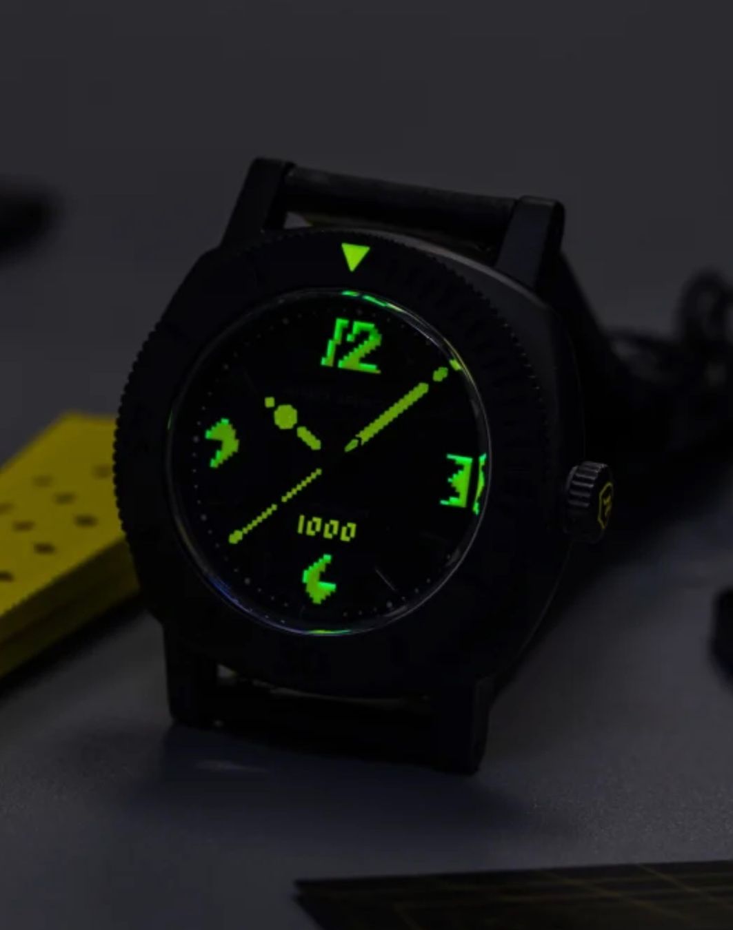 Nivada Orologi: NIVADA PIXEL ART DEPTHMASTER "PACMAN" by UNDONE Japan – Nuovo e nell'imballaggio originale da Embrach venduto da Canderau 8