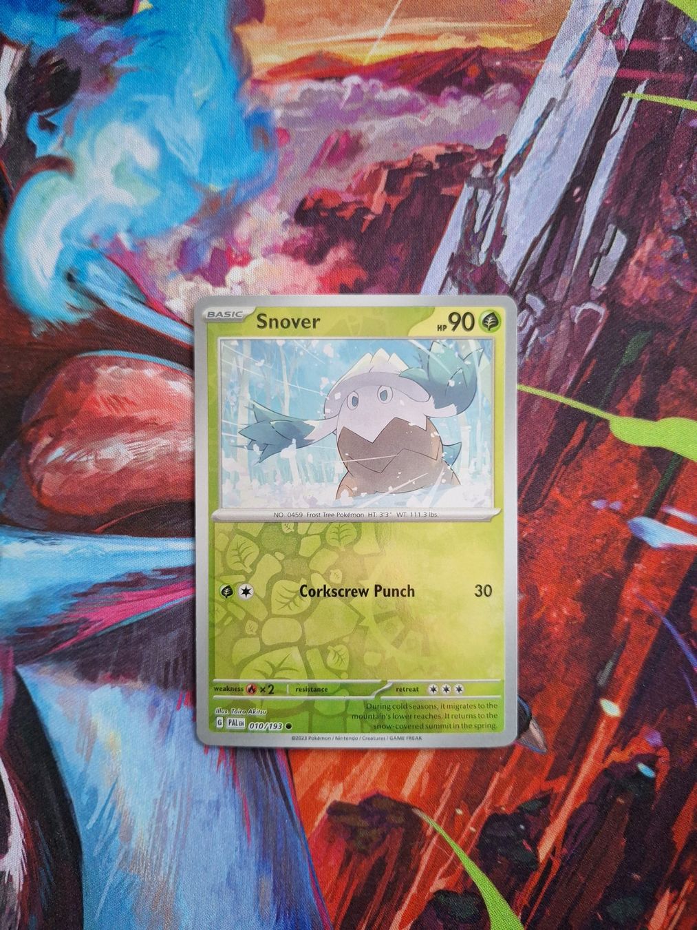 Pokémon Carte collezionabili: Snover - Reverse Holo - Pokemon Paldea Evolved – Usato da Altstätten SG venduto da GGsGameshop