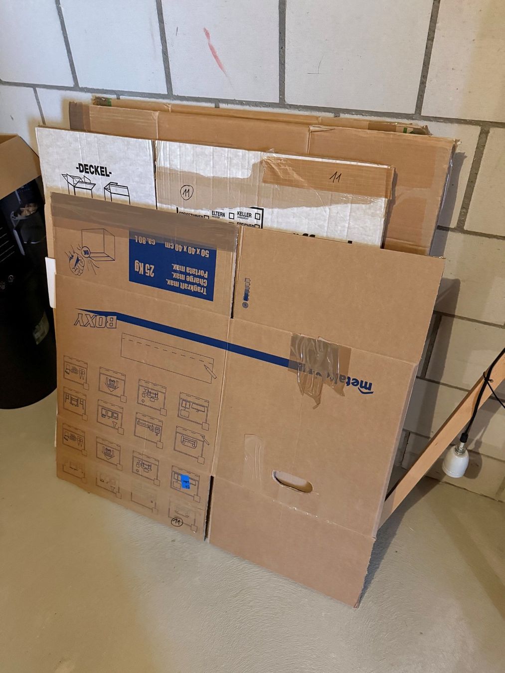 Cartons: Zügelkartons – D'occasion à Oberkulm par Snoppy1234