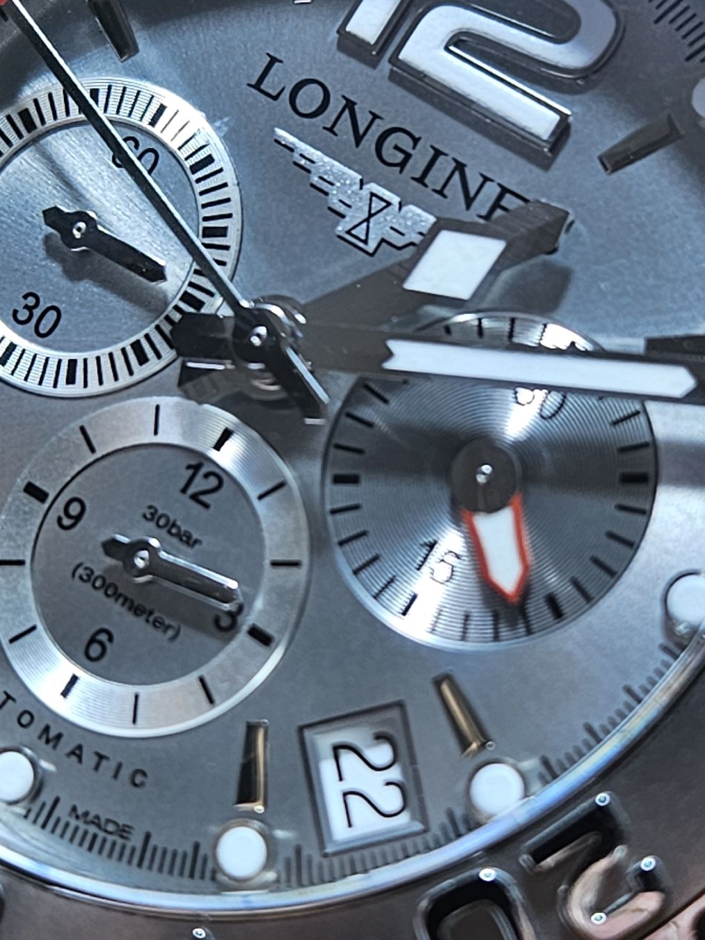 Longines Orologi: Longines hydroconquest Automatic Herrenuhr Chrono 47mm – Usato da Flamatt venduto da pie_f9zm 3