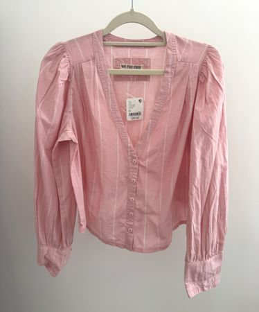 Free People pink shirt 