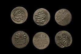 Lot 6x Osmanische Silbermünzen