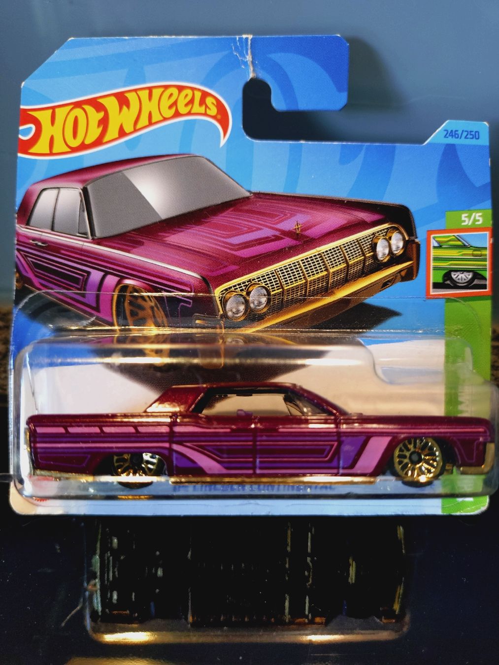 Hot Wheels Modellini d'auto: Hot Wheels Lincoln Continental – Nuovo e nell'imballaggio originale da Zürich venduto da DiecastDude