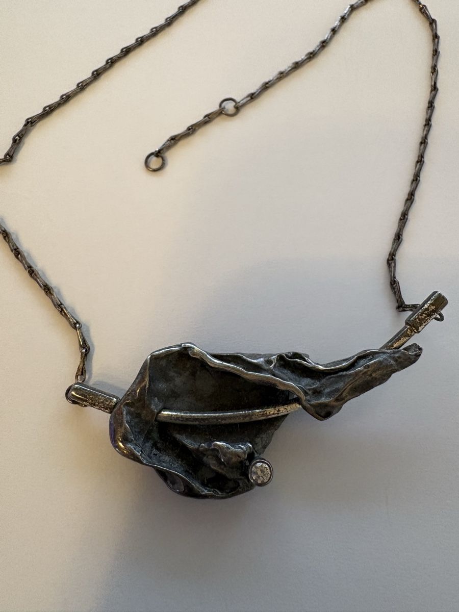 Catenine: Kunst Kette 925 Silber extravagant  – Usato da Murten venduto da Tzaugg 2