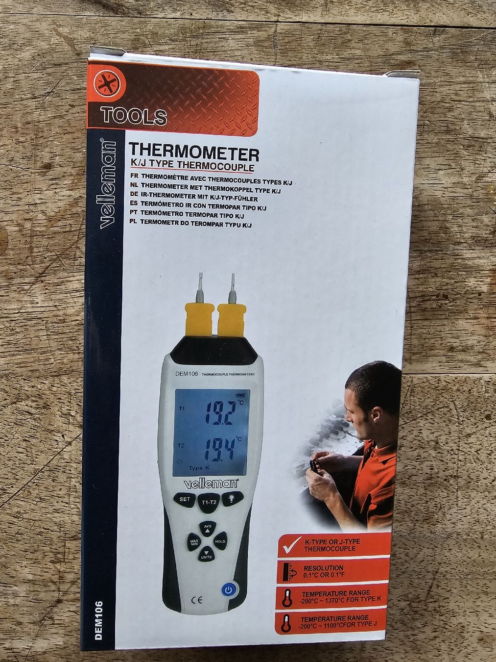 Altro per la casa: IR-Thermometer mit K/J-Typ Fühler – Usato da Wald ZH venduto da Grappe