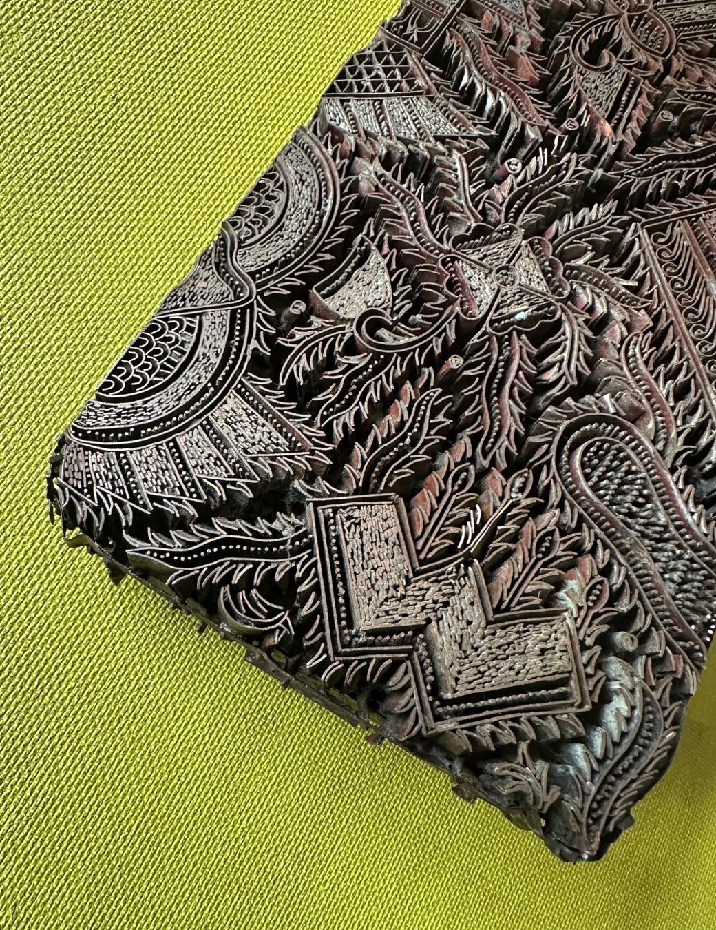 Timbri: Antiker Batik Druckstock aus Java – Usato da Weesen venduto da Sombrero22 2