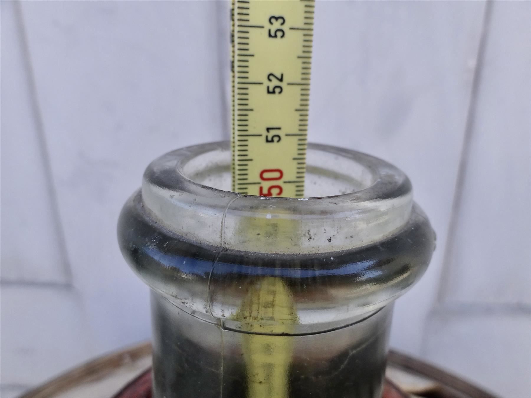 Bottiglie: spezielle alte Korbflasche Holzkorb Span – Nuovo e nell'imballaggio originale da Kerzers venduto da Flaschenposten 8