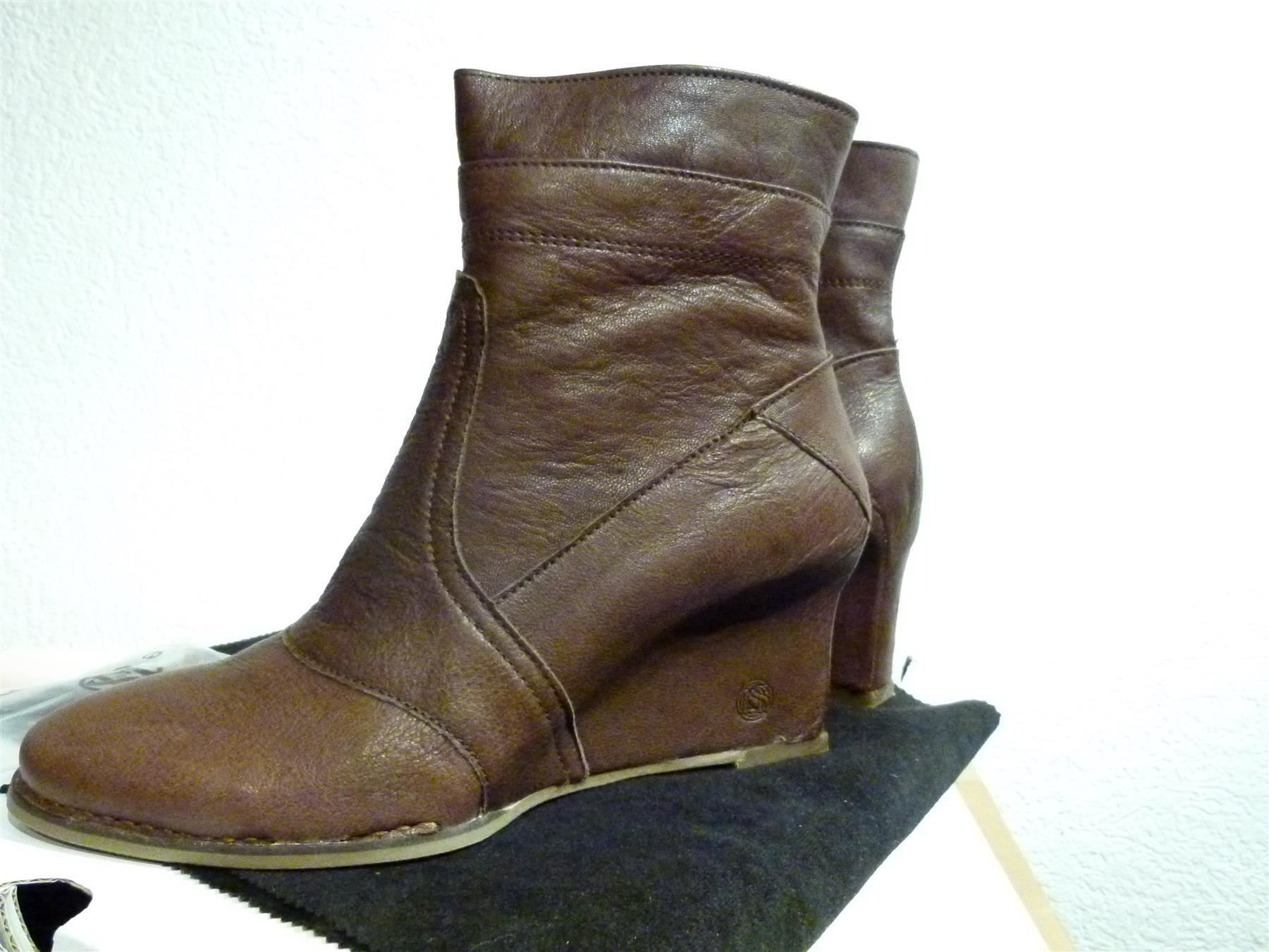 Neosens Scarpe da donna: Neosens Leder Stiefel Gr. 41 Lp,268Fr. – Nuovo (secondo la descrizione) da Uerkheim venduto da Justi.y 8