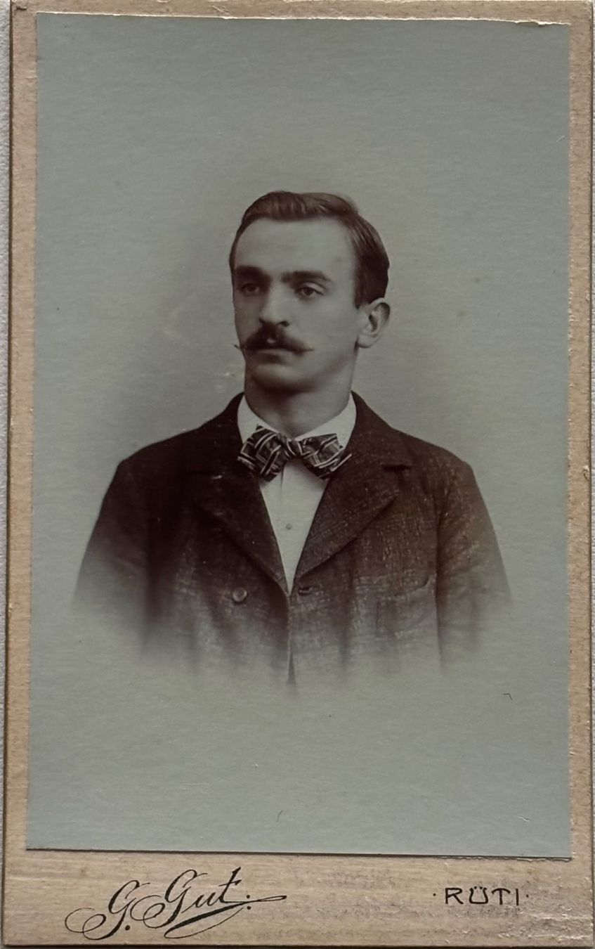 Cartes postales: CDV G. Gut, Rüti - Mann, Mode – D'occasion à Frauenfeld par Merk52