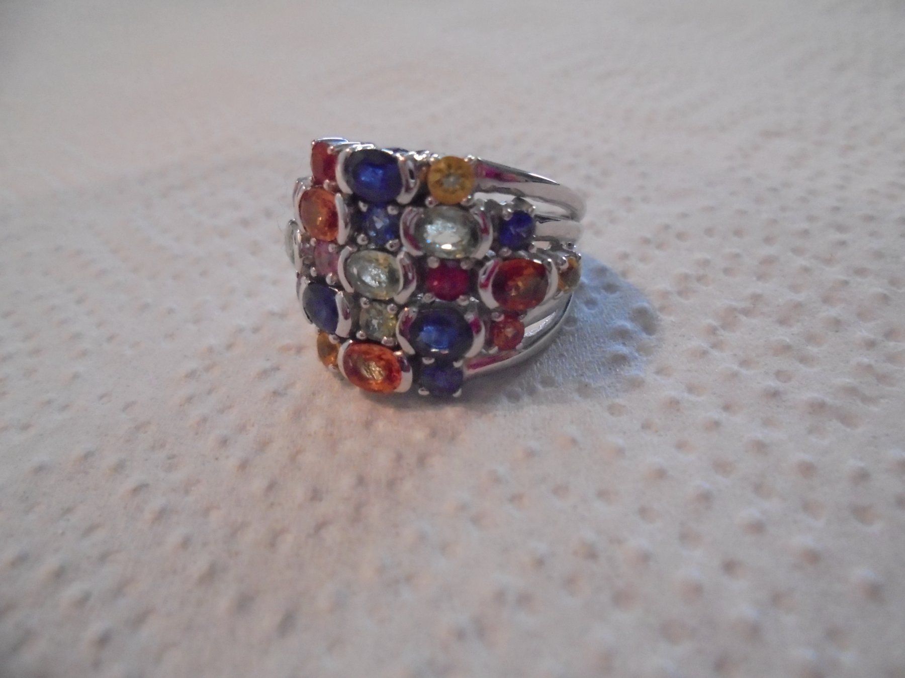 Anelli: Echtschmuck: Saphir-Silberring (53) – Nuovo (secondo la descrizione) da Zuchwil venduto da maumauchi 9
