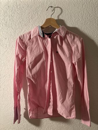 Chemise femme rayée rose blanc Love White Label bon état