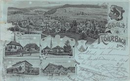 Gruss aus Rohrbach, Mondscheinkarte, Feldpost 1901