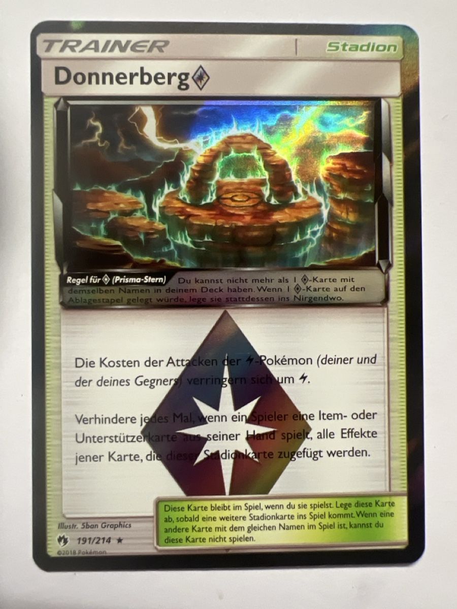 Pokémon Cartes à collectionner: Donnerberg Pokémon  – D'occasion à Frauenfeld par mwguv