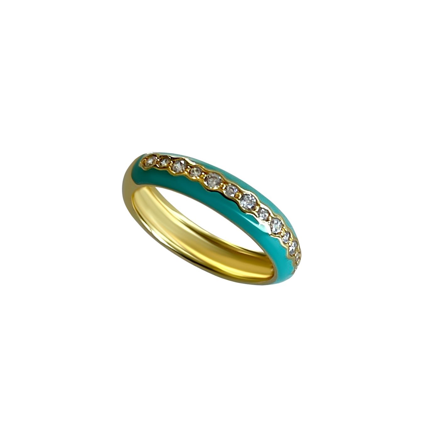 Ringe: 925 Silber Ring Slim grün Gr. 52 – Neu und originalverpackt aus Fahrweid von Vivikiu