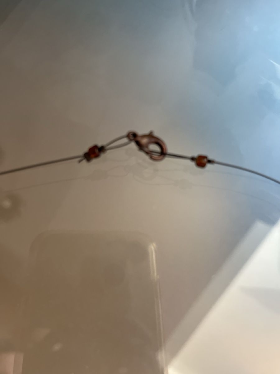 Catenine: Collier élégant marron perles avec pendentif rose – Nuovo (secondo la descrizione) da Genève venduto da Libellule477 2