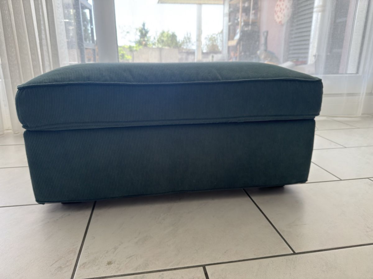 Ikea Sgabelli: Ikea Kivik Hocker / Ottoman / Pouf mit Storage – Usato da Kloten venduto da sem_ryq2 3