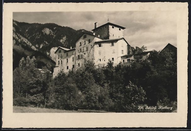 Ansichtskarten: Domleschg, Ansicht vom Schloss Rietberg – Gebraucht aus Berlin von bartko-reher