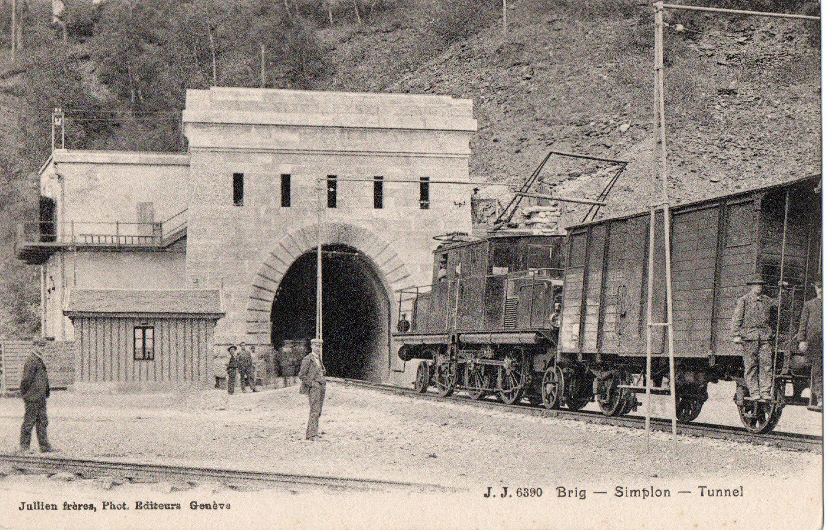 Cartoline postali: Brig - Simplon Tunnel – Nuovo (secondo la descrizione) da Melano venduto da pisonsdro