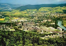 TURGI und UNTERSIGGENTHAL bei Baden - Flugaufnahme