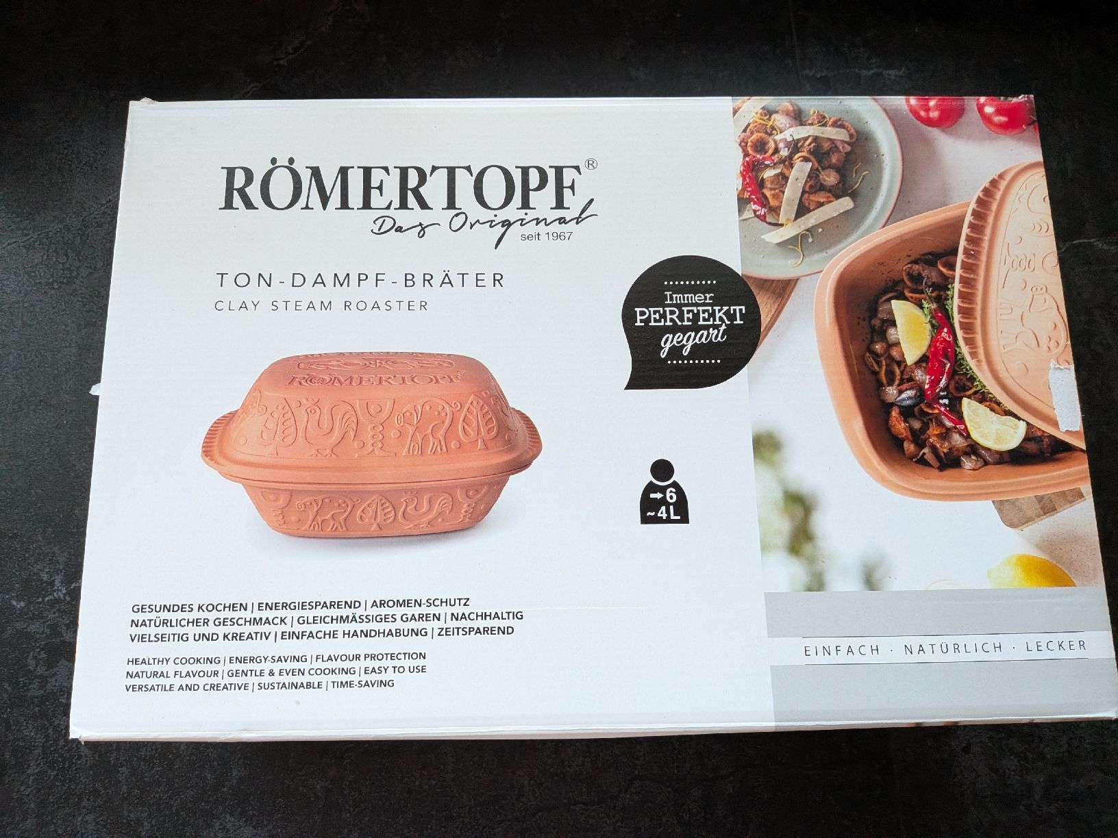 Töpfe: NEU Orginal Römertopf inkl. Kochbuch – Neu und originalverpackt aus Ebnat-Kappel von Fini1000 2