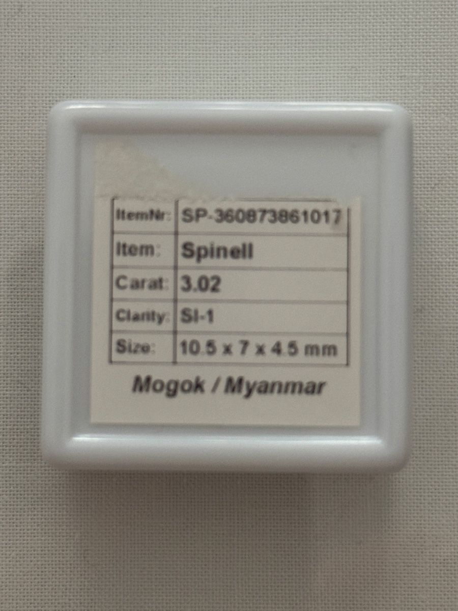 Edelsteine: Edelstein: Spinell aus Myanmar – Neu und originalverpackt aus Muttenz von einfach-schoen 4