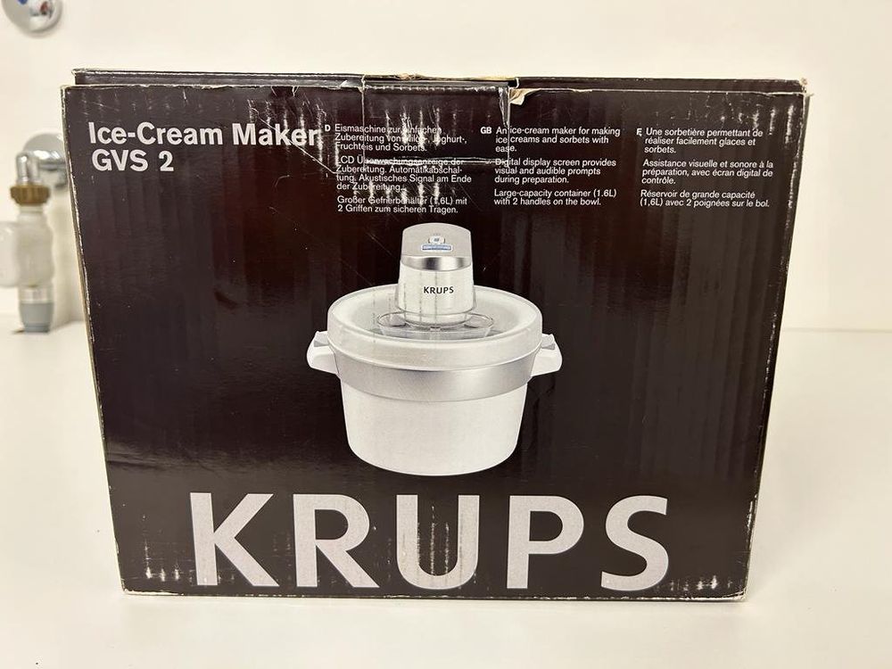 Originalverpackt Ice Cream Maker GVS 2 von Krups Kaufen auf Ricardo