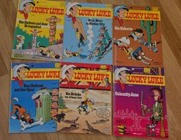 6 fumetti Lucky Luke in tedesco usato buono stato