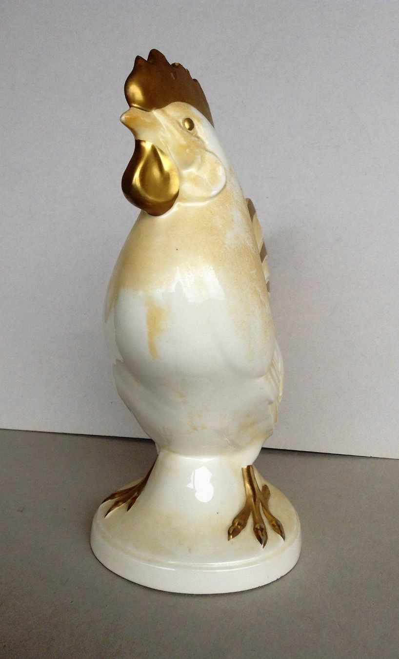 Figuren: Goebelfigur Hahn, Porzellanfigur – Defekt aus Alpnach Dorf von MZ001 1
