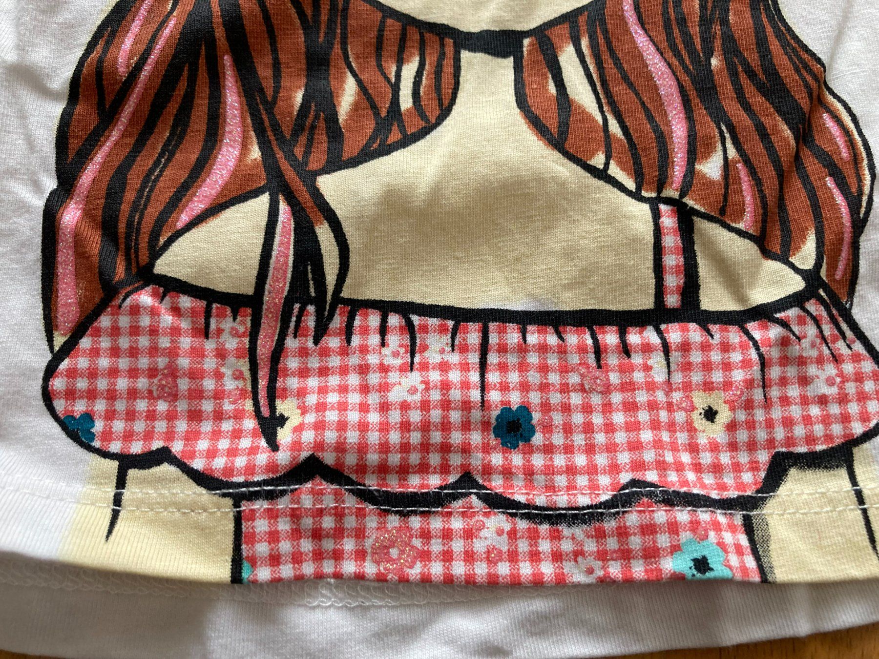 Camicette, T-shirt & Top: Kurzarm Shirt mit Mädchen inkl. passendem Haarband – Usato da Muttenz venduto da Juvenile33 3