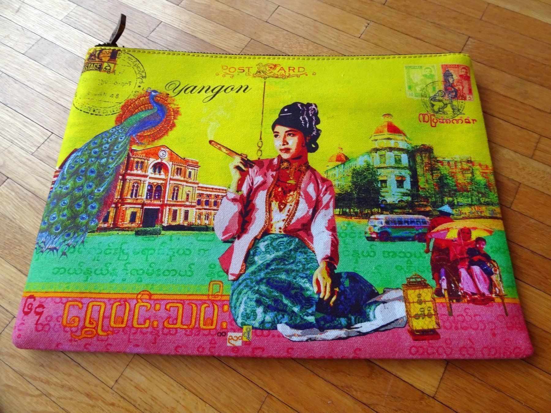 Borse da donna: Cotton Pouch (Myanmar) – Nuovo e nell'imballaggio originale da Genève venduto da CptEks