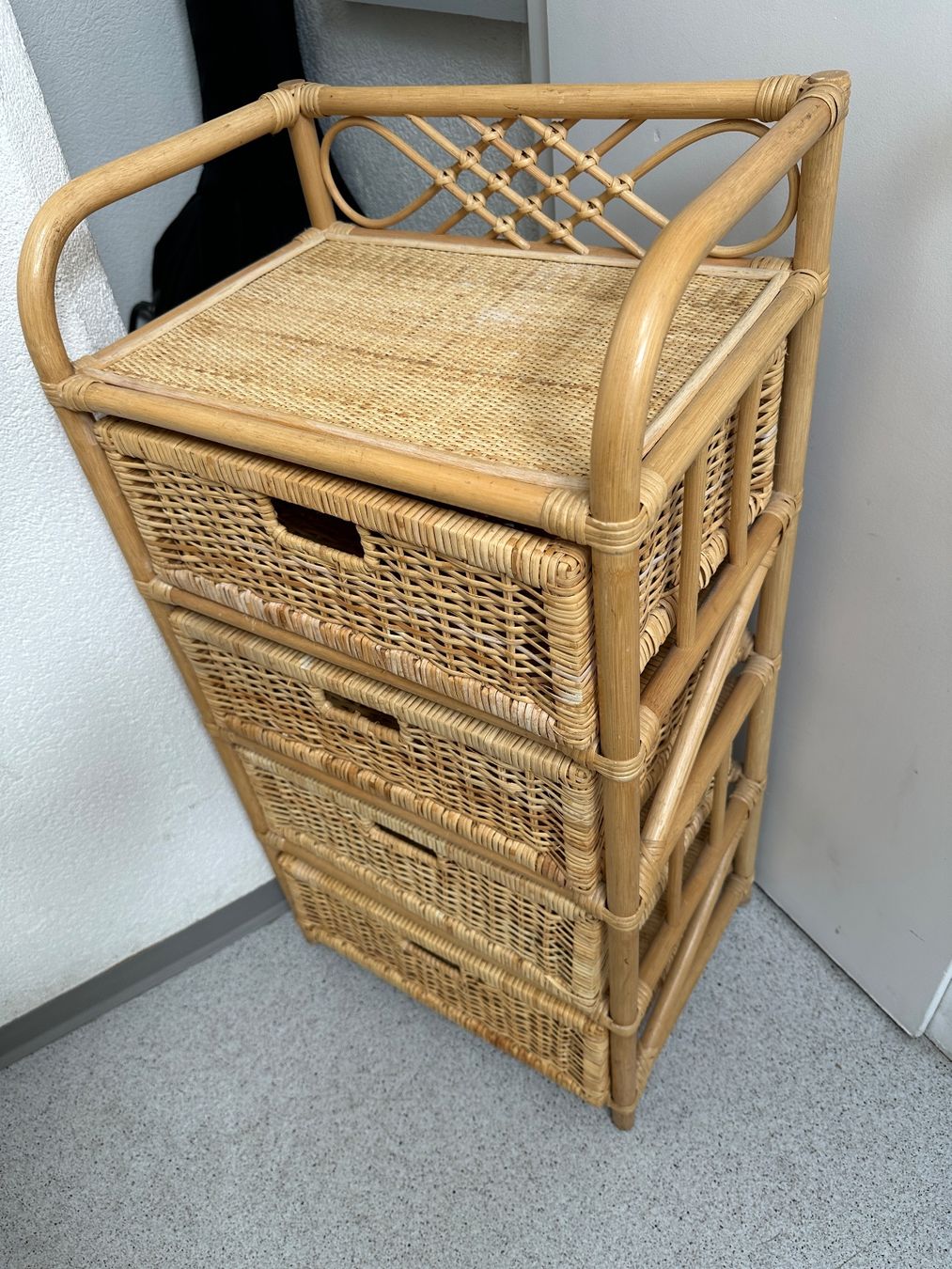 Scaffali: Rattanregal Kommode mit 4 Schubladen – Usato da Zürich venduto da atlantis77 8