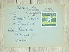 CL14 Enveloppe + Timbre Polska 1968