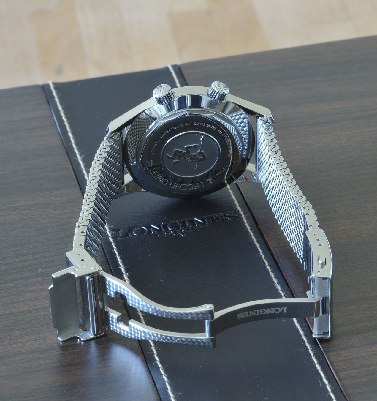 Longines Orologi: Longines Legend Diver 42mm, plus 3 Original Longines Straps – Usato da Basel venduto da catcatdog 6