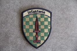 Inf OS Offiziersschule, Badge mit Klett