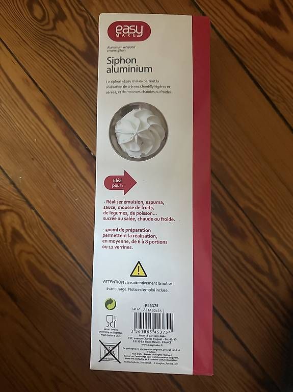 Borracce & Thermos: Siphon aluminium 500ml - Easy Make - neuf – Usato da Genève venduto da cal_xpw5 2