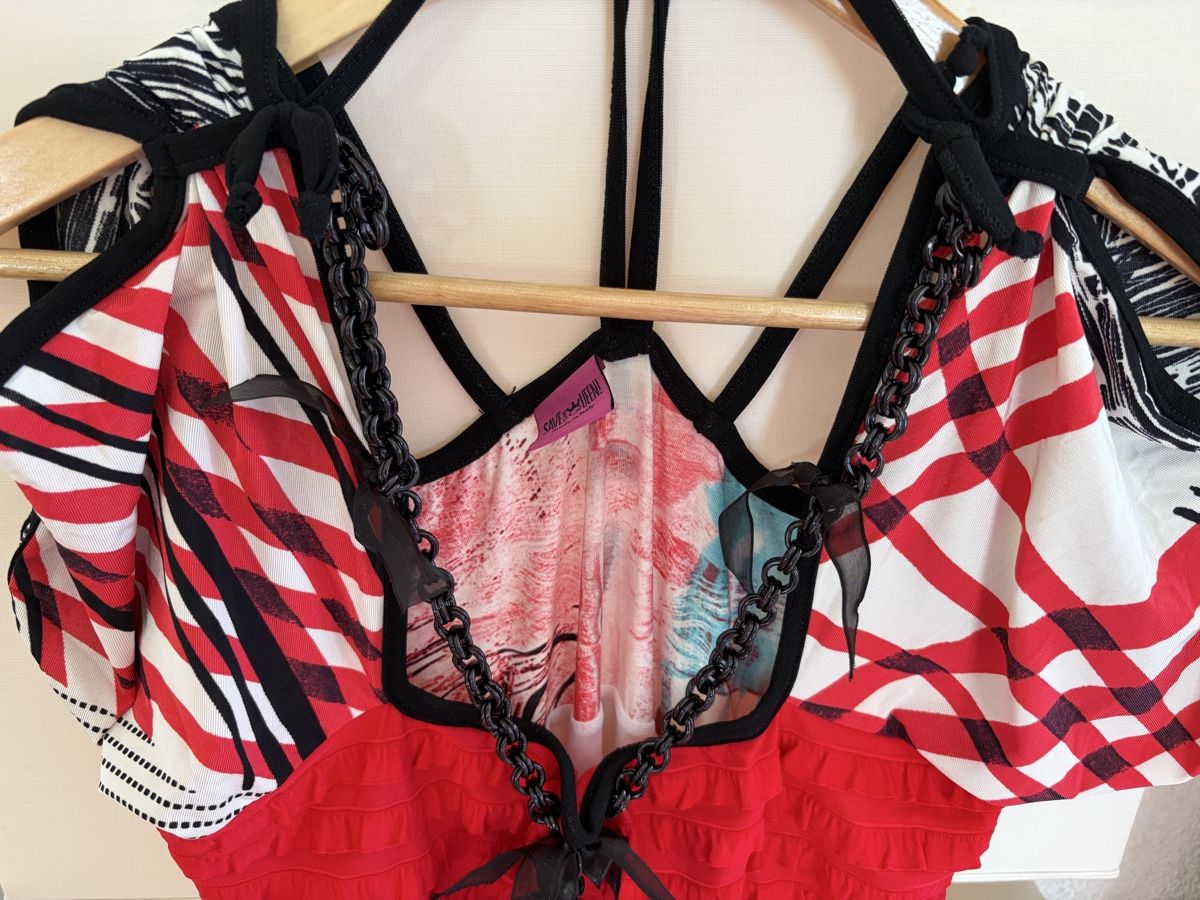 Vestiti: Extravagantes Kleid mit Ketten-Detail – Nuovo (secondo la descrizione) da Muttenz venduto da cho_xj52 3