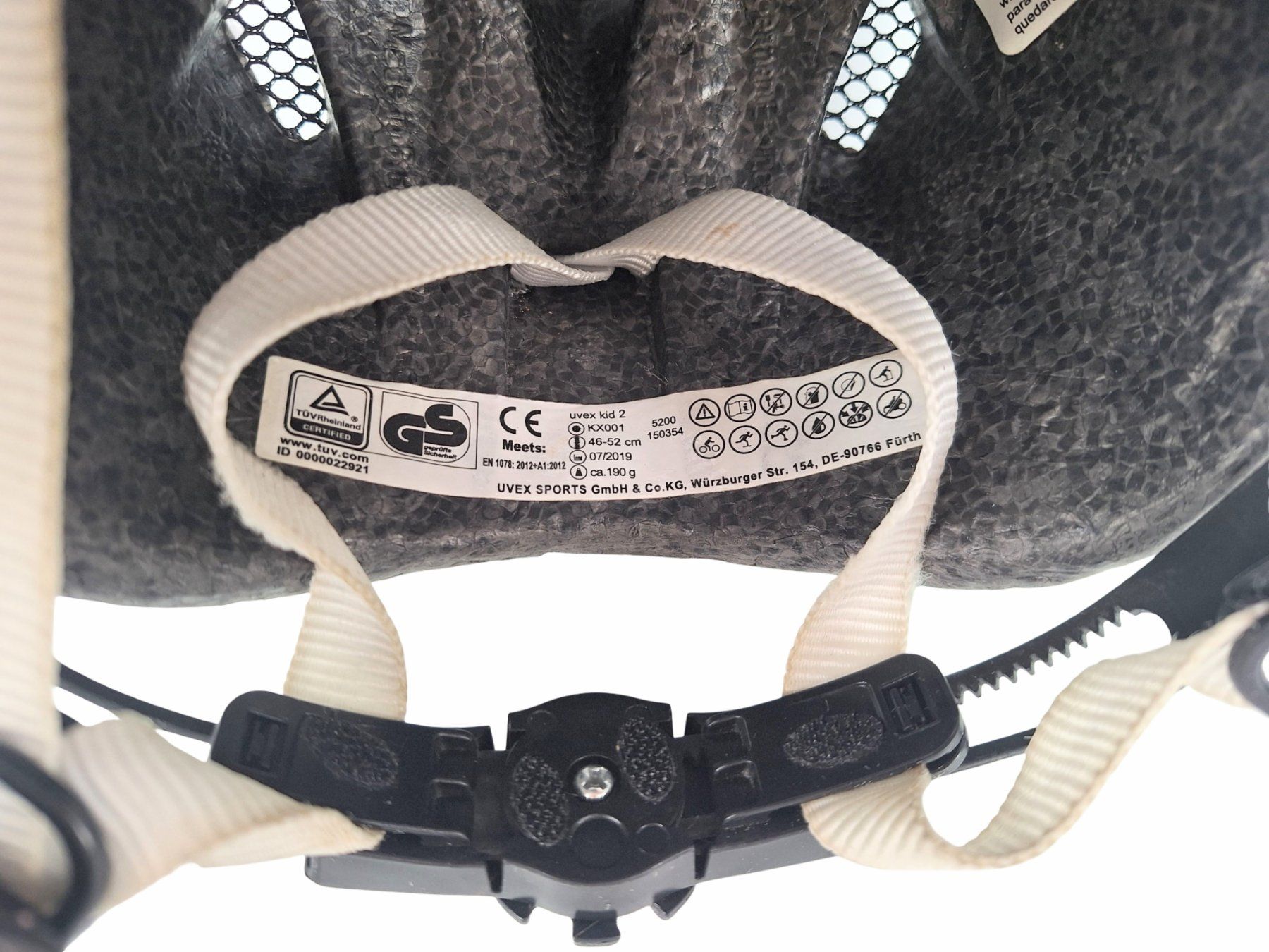 Uvex Caschi: UVEX Kid 2 Kindervelohelm weiss – Usato da Breitenbach venduto da Restwert_Breitenbach 7